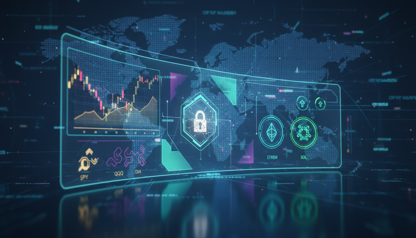 ภาพประกอบวิสัยทัศน์ BlackRock ซีอีโอ Larry Fink ในการนำหุ้นและ ETF เข้าสู่กระเป๋าคริปโต