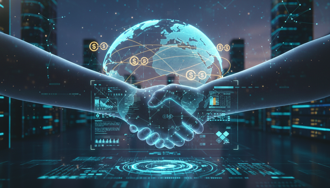 ภาพแสดงการเงินการค้าข้ามพรมแดนด้วย Ripple Stablecoin และบล็อกเชนในสิงคโปร์