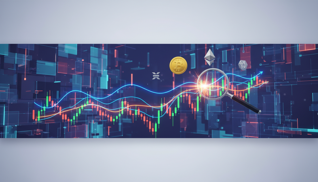 กราฟราคาคริปโต แสดงการคาดการณ์ราคา Bitcoin และ Altcoin