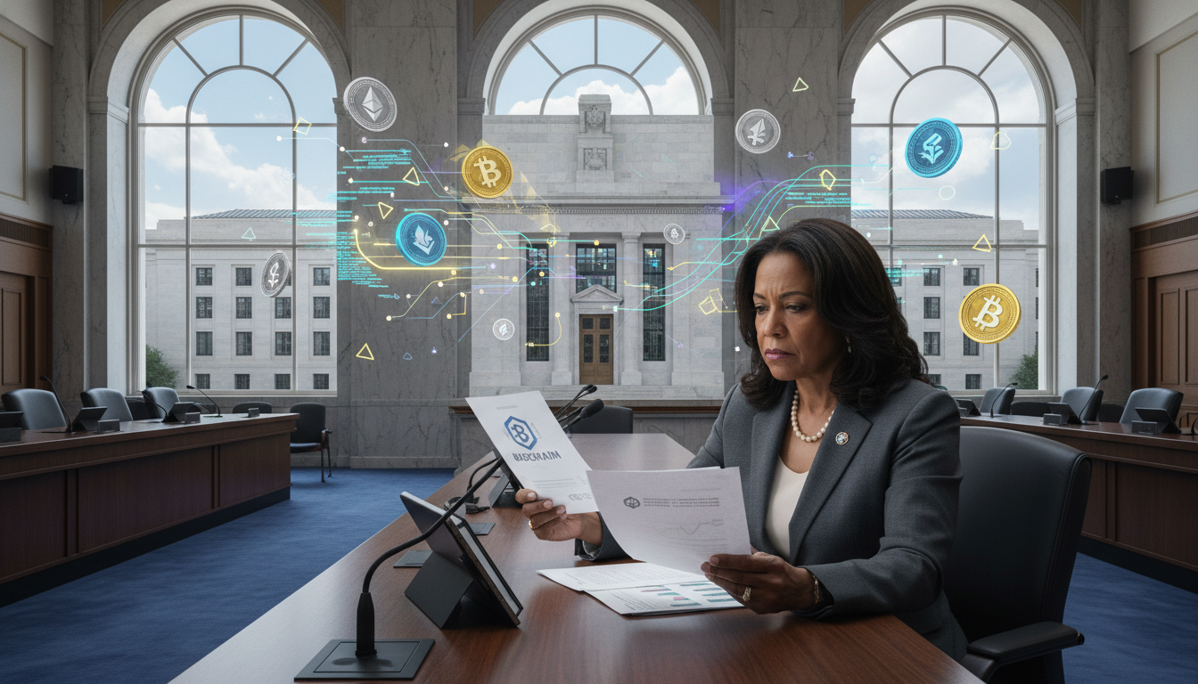 ส.ส. แม็กซีน วอเตอร์ส กำลังตรวจสอบเอกสารเกี่ยวกับบัญชี Federal Reserve ของ Kraken ในบริบทของการกำกับดูแลคริปโต