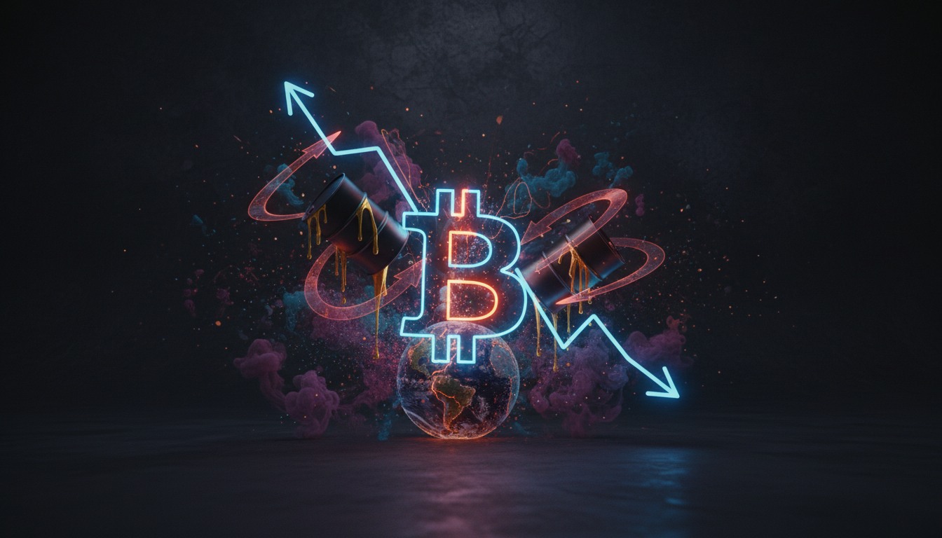 กราฟราคา Bitcoin ดิ่งลงจากปัจจัยมหภาคและการหมดอายุสัญญา Options