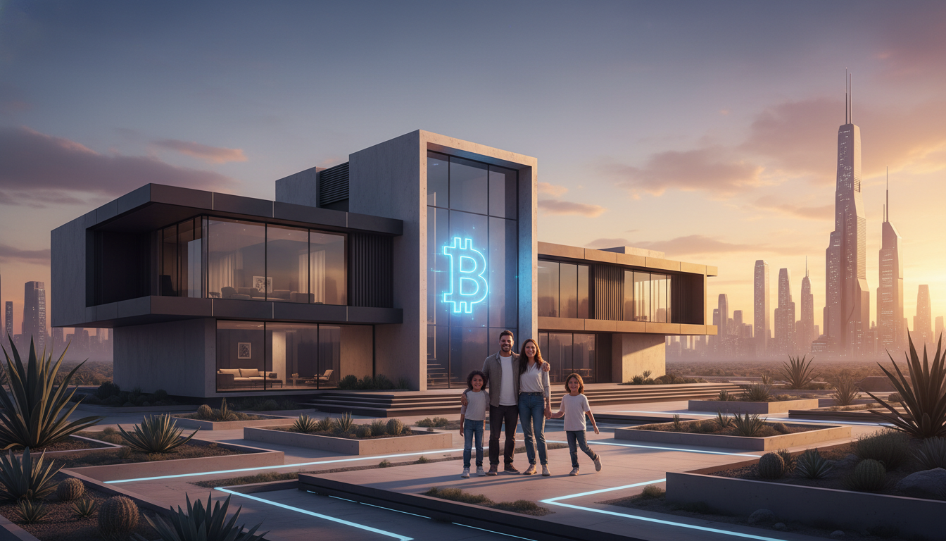 ผู้ซื้อบ้านใช้ Bitcoin เป็นหลักประกันในการจำนอง