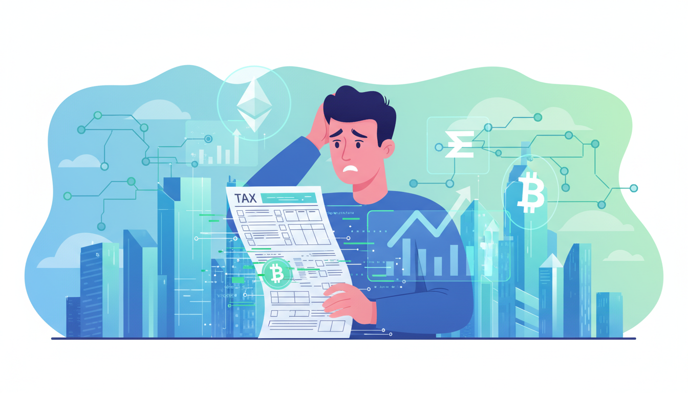 ภาพประกอบแสดงความสับสนของผู้คนกับการทำความเข้าใจภาษีคริปโตจากผลสำรวจ Coinbase