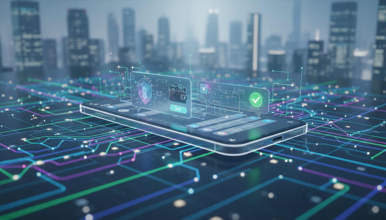 รูปภาพแสดง TON Wallet แบบฝังตัวใน Telegram Mini Apps โดย Dynamic