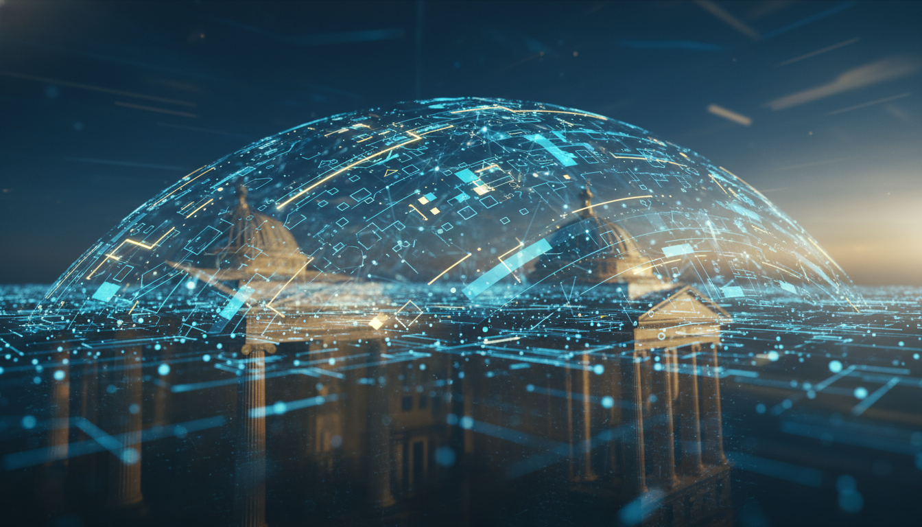 ภาพกราฟิกแสดงการหลอมรวมของ Franklin Templeton คริปโต และสินทรัพย์ดิจิทัลสำหรับนักลงทุนสถาบัน