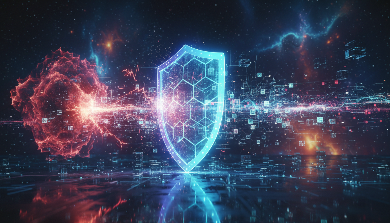 ภาพบล็อกเชนควอนตัมของ Naoris Protocol แสดงถึงความปลอดภัยขั้นสูงในการรับมือภัยคอมพิวเตอร์ควอนตัม