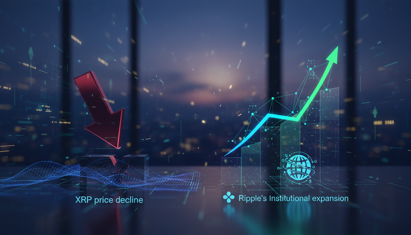 ภาพประกอบราคา XRP ร่วงสวนทางกับการเติบโตของ Ripple ในตลาดสถาบัน