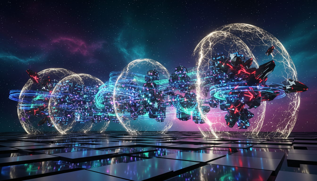 ภาพเครือข่ายบล็อกเชนควอนตัมต้านทานของ Naoris Protocol ปกป้องข้อมูลจากคอมพิวเตอร์ควอนตัม