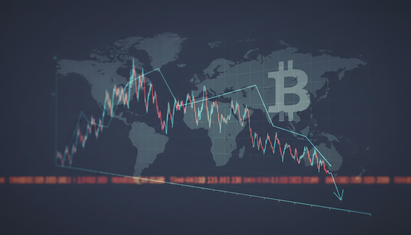 กราฟอนุพันธ์ Bitcoin แสดงสัญญาณเตือนท่ามกลางความผันผวนของตลาดโลก
