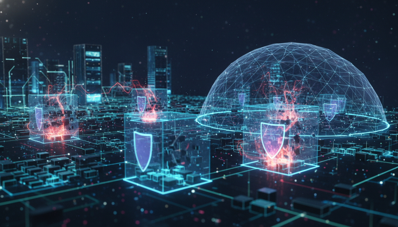 ภาพแนวคิดการจัดการความเสี่ยงใน DeFi ที่ Aave กำลังเผชิญหน้ากับการถอนตัวของ Chaos Labs