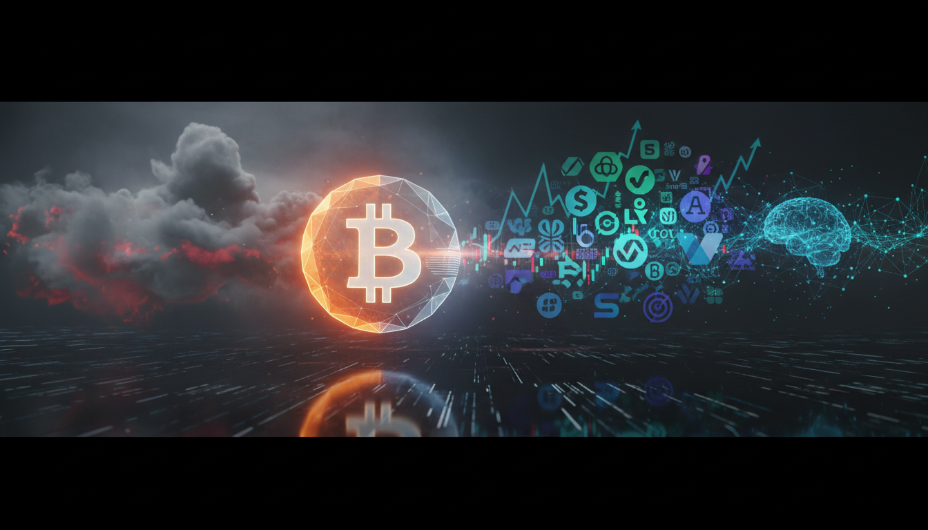 Bitcoin แยกตัวจากหุ้นซอฟต์แวร์ ท่ามกลางภาพความขัดแย้งอิหร่านและ AI