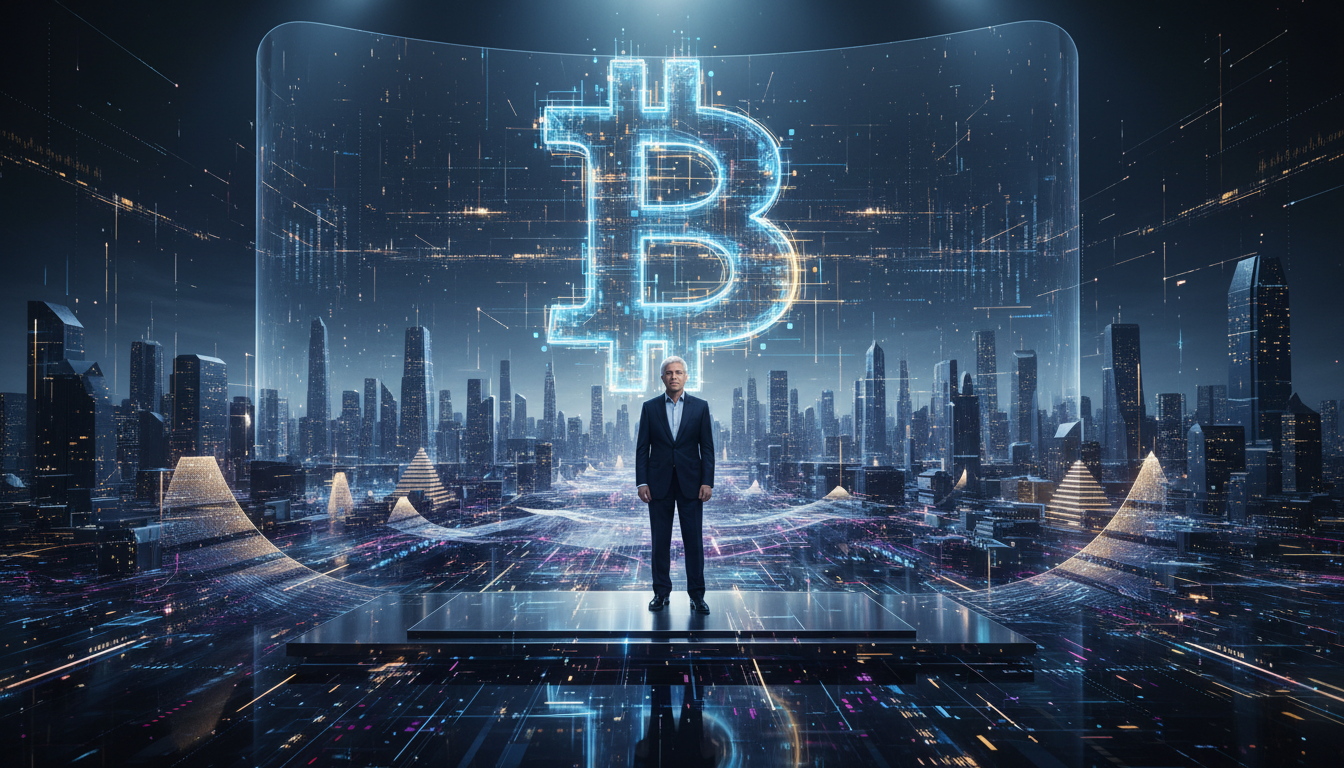 Michael Saylor กับสัญลักษณ์ Bitcoin สะท้อนภาพว่าแรงซื้อ MicroStrategy มีอิทธิพลน้อยลงในตลาดที่ใหญ่ขึ้น