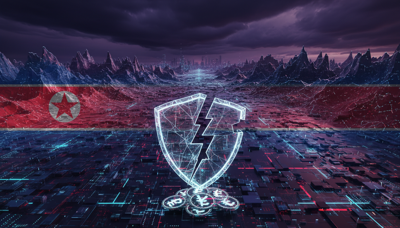 ภาพประกอบแสดงภัยคุกคามด้านความปลอดภัยคริปโตจากเกาหลีเหนือที่มีต่อระบบ DeFi