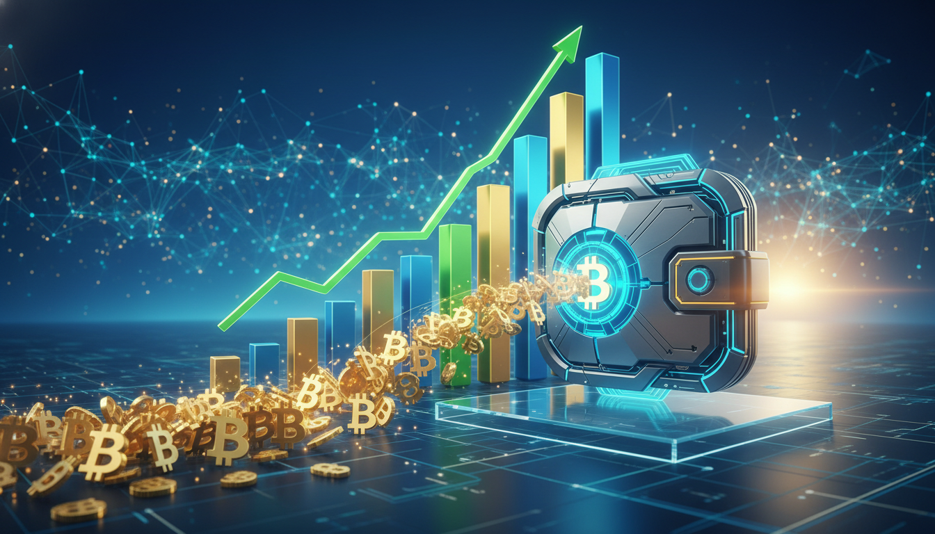 ภาพประกอบ Bitcoin วอลเล็ตดูดซับ BTC แสดงถึงการสะสมในตลาดกระทิง