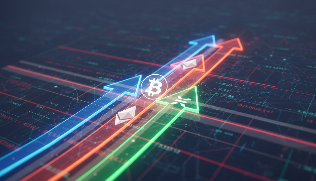 กราฟราคา Bitcoin และ Ether แสดงสัญญาณกลับตัวของแนวโน้มตลาดคริปโต