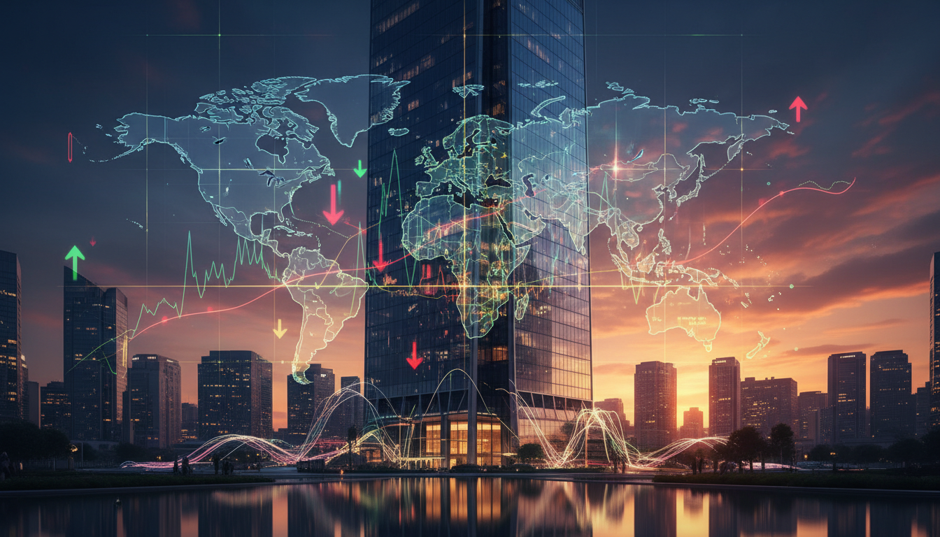 อาคารสำนักงาน JPMorgan Chase สะท้อนความแข็งแกร่งทางการเงินท่ามกลางความเสี่ยงเศรษฐกิจโลก