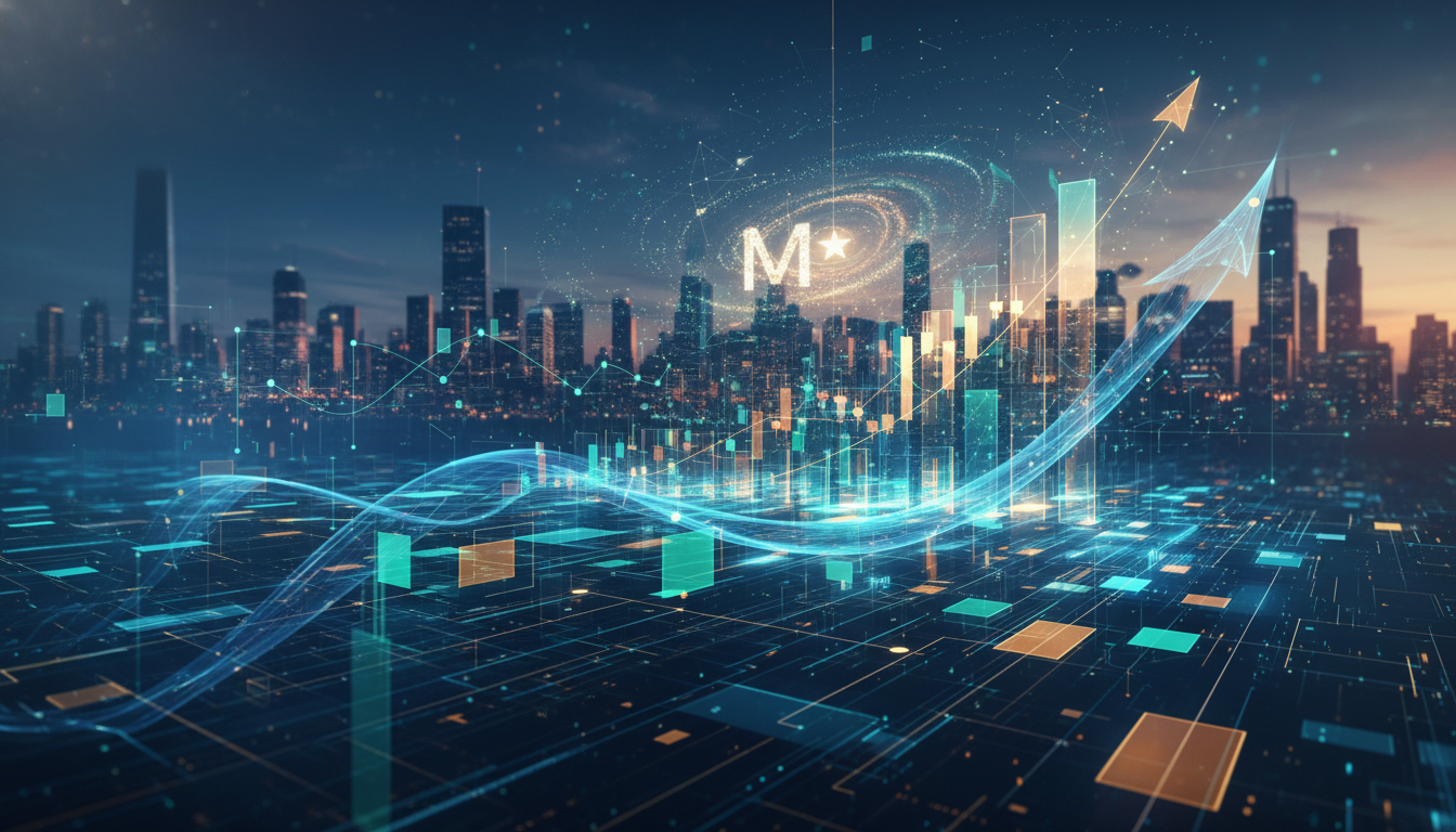 กราฟแสดงผลประกอบการ Morgan Stanley ที่แข็งแกร่งเกินคาด จากรายได้ธุรกิจการซื้อขายหลักทรัพย์