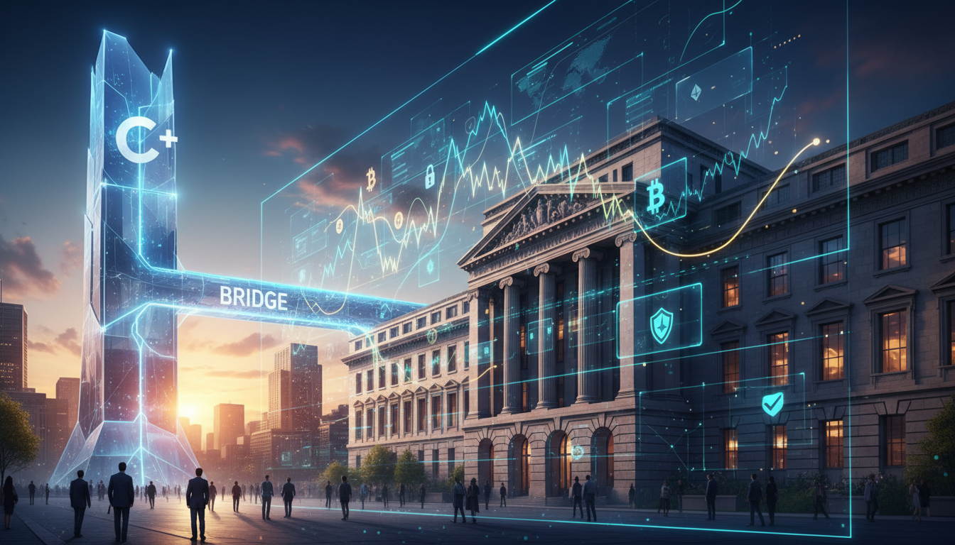 ภาพแสดงการรวมกันของแพลตฟอร์มคริปโต Kraken และ Bitnomial ซึ่งเป็นสัญลักษณ์ของการเข้าซื้อกิจการและเสริมสร้างความแข็งแกร่งด้านใบอนุญาต CFTC ในตลาดอนุพันธ์ดิจิทัล