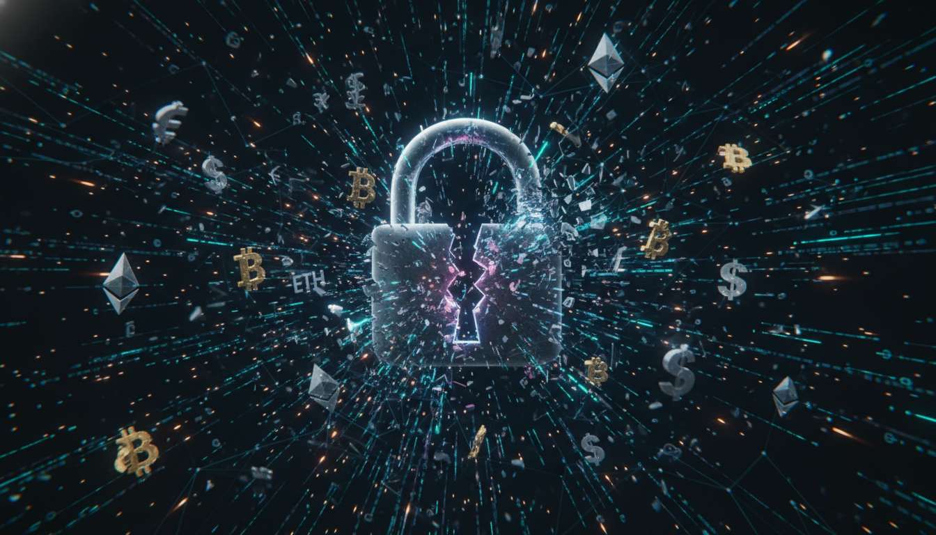 ภาพแนวคิดการโจมตี Kelp DAO แสดงถึงการถูกแฮกในระบบ DeFi และการสูญเสียสินทรัพย์ดิจิทัล rsETH ในปี 2026