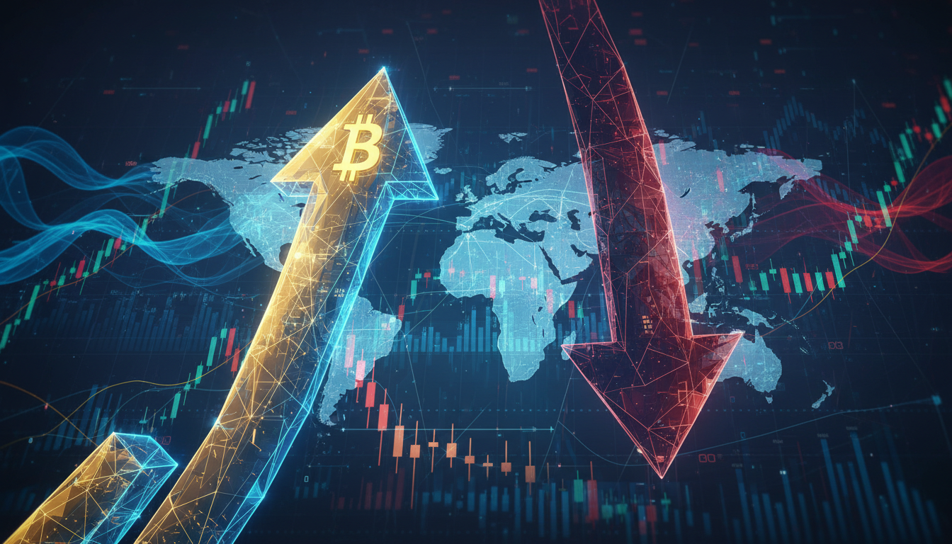 Bitcoin พุ่งขึ้นและ Altcoin ดิ่งลง ภาพสะท้อนสถานการณ์ตลาดคริปโตที่แตกต่างกัน