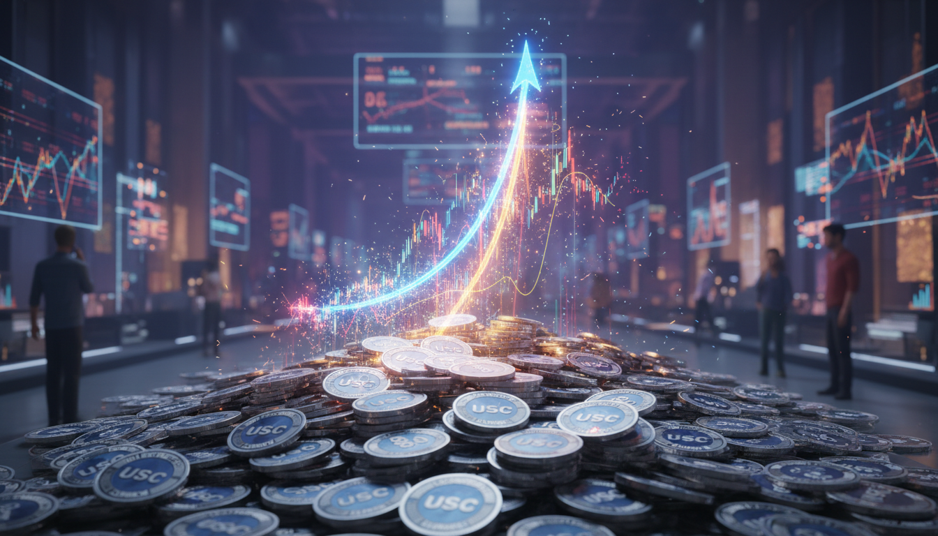 กราฟราคา Bitcoin กำลังกลับตัวจาก Disbelief Phase พร้อมเหรียญ USDC จำนวนมากรอเข้าสู่ตลาด