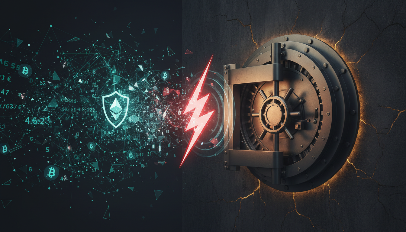 ภาพแสดงความเสียหาย DeFi และความเปรียบเทียบกับระบบการเงินดั้งเดิม (TradFi) ที่มีความปลอดภัยสูง