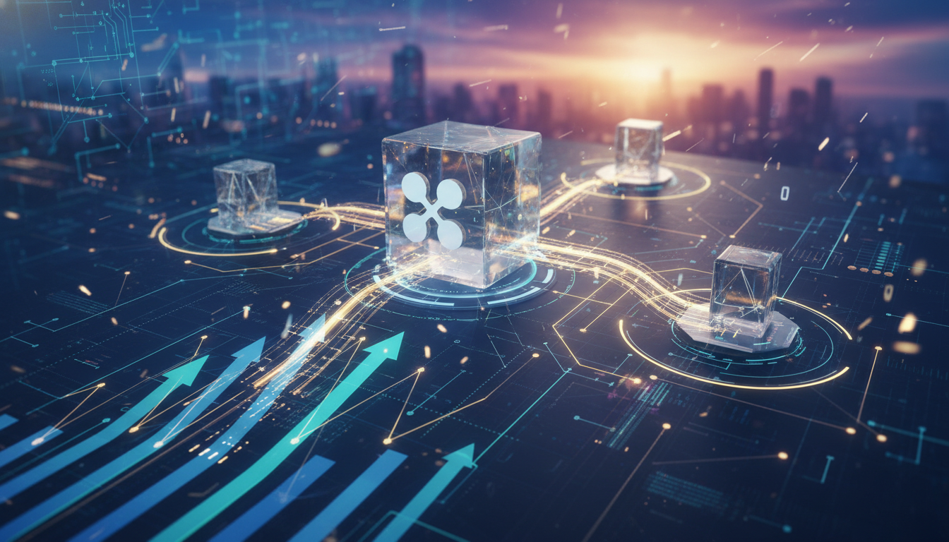 กราฟราคา XRP และสัญลักษณ์การไหลออกของเหรียญจาก Exchange แสดงถึงศักยภาพที่ราคา XRP จะพุ่งขึ้น