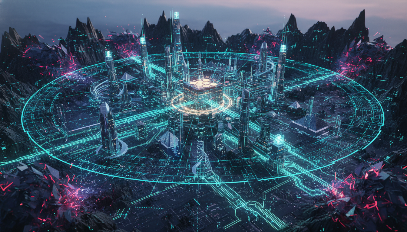 ภาพแนวคิดความปลอดภัย AI คริปโตในยุค Anthropic Mythos แสดงการป้องกันบล็อกเชนด้วย AI ที่ทันสมัย