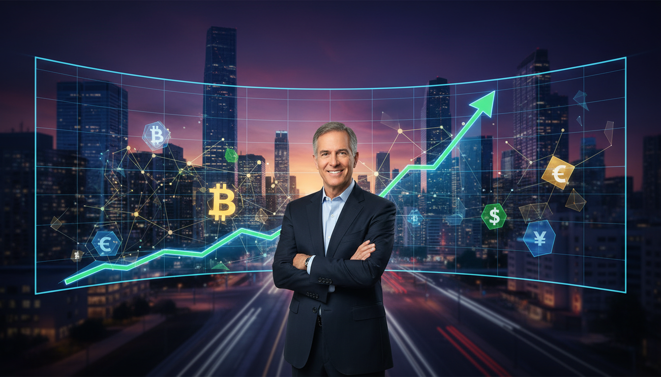 Michael Saylor ซีอีโอ MicroStrategy กำลังมองแผนภูมิราคา Bitcoin ที่พุ่งสูงขึ้น