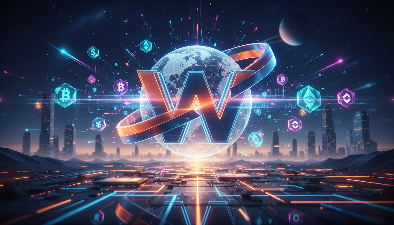 โลโก้ Western Union ผสาน Stablecoin และแผนที่โลก สื่อถึงการโอนเงินทั่วโลกไร้ SWIFT