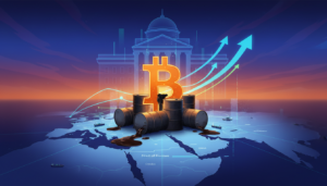 Bitcoin ทะยาน $77,000 ท่ามกลางวิกฤตฮอร์มุซ ก่อนผลประชุมเฟด