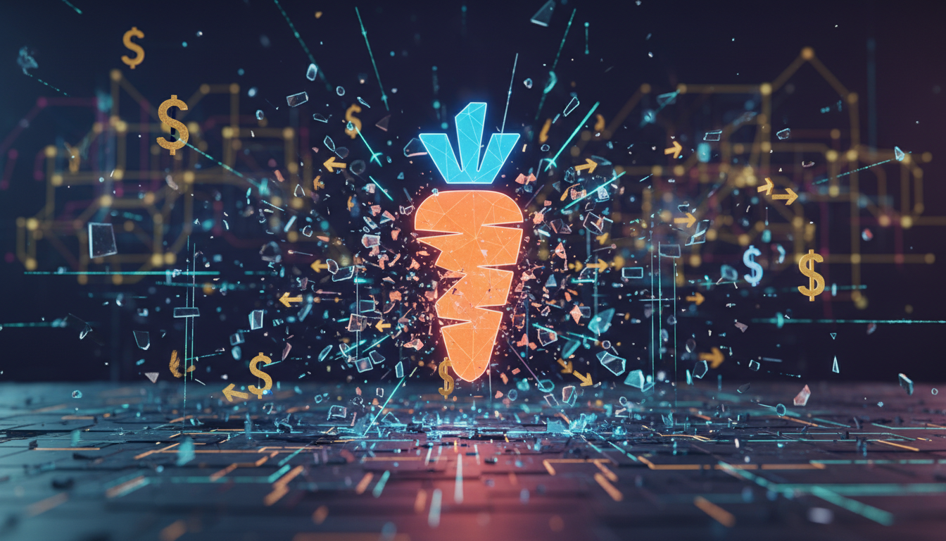 ภาพโปรโตคอล DeFi Carrot ล่มสลายจาก Drift Exploit และความเสียหายในระบบบล็อกเชน
