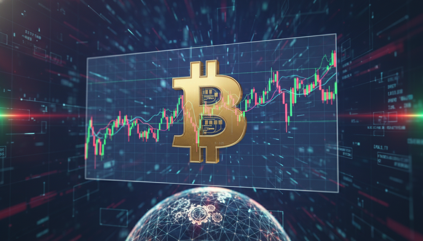 กราฟราคา Bitcoin แสดงความผันผวนและระดับแนวรับสำคัญ ท่ามกลางความกังวลจากสถานการณ์ภูมิรัฐศาสตร์