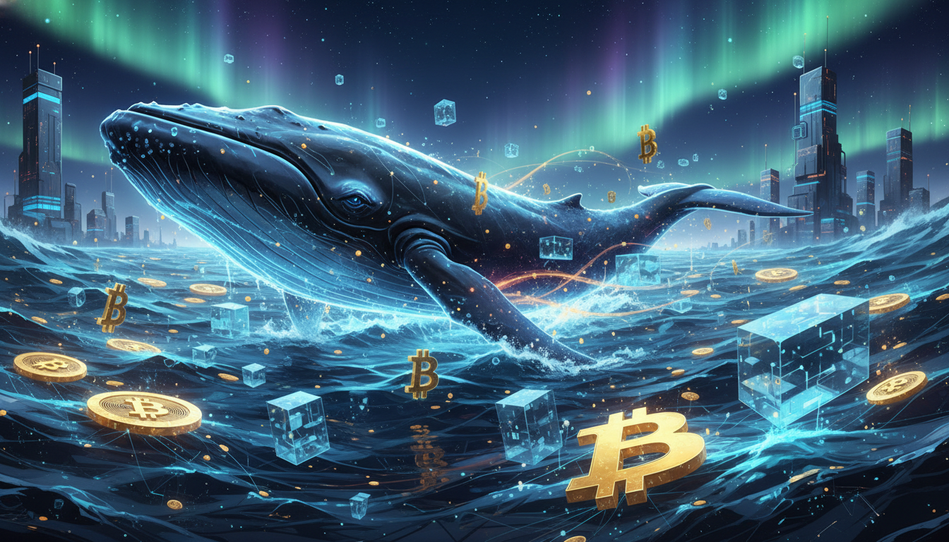 วาฬ Bitcoin กำลังเคลื่อนย้าย Bitcoin ในมหาสมุทรดิจิทัล